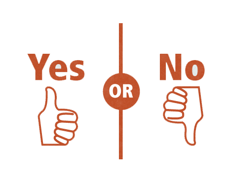 Image result for yes or no