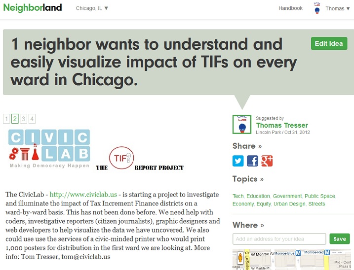 Neighborland – New Tool For Civic Engagement